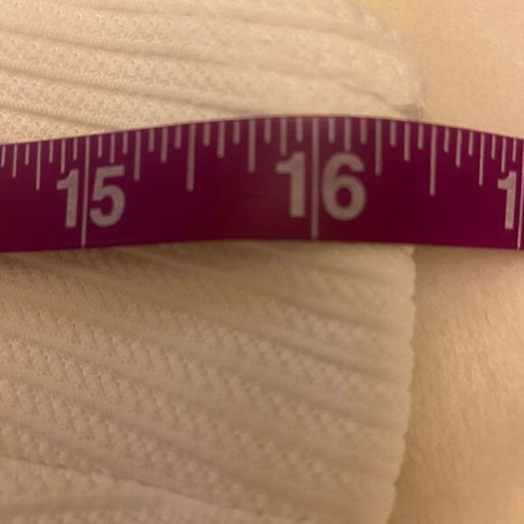 Forever 21 White Ribbed Sleeveless Mini Bodycon Dress Size Large - Picture 10 of 12